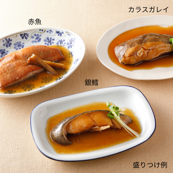 [産直便]万越屋(ばんえつや) 煮魚3種セット